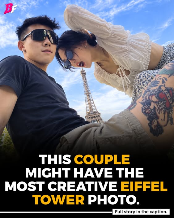 They Found a Clever Way to Make Their Eiffel Tower Photo Look Completely Different