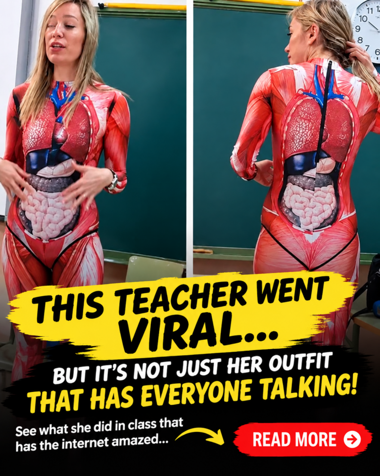 Teacher Walks Into Class Wearing a Human-Body Suit—Students Couldn’t Believe What They Were Seeing