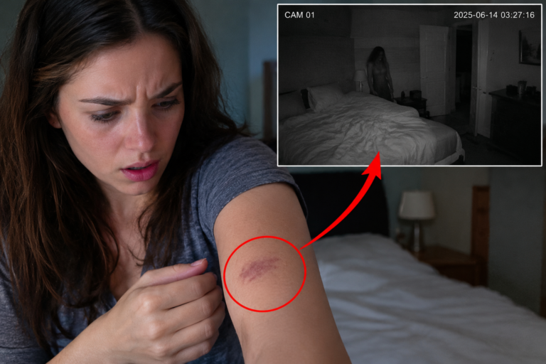She Woke Up With a Strange Mark on Her Arm—Then Her Security Camera Showed Something She Never Expected