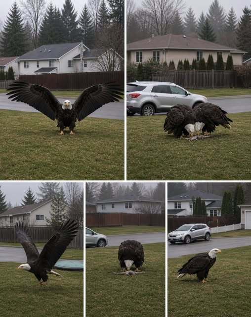 A Massive Eagle Was Spotted In Bro See more