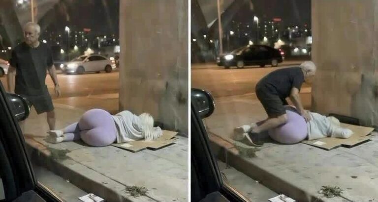 60-Year-Old Man Goes Viral After Helping a Homeless Woman Off the Streets