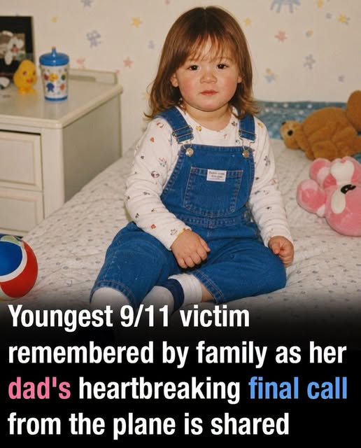 Youngest 9/11 victim remembered by family as her dad’s heartbreaking final call from the plane is shared
