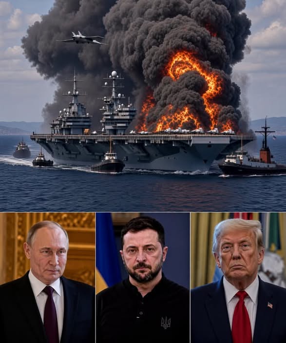 BREAKING 30 minutes ago: Russian Su-57 pilot destroys US aircraft carrier carrying 700