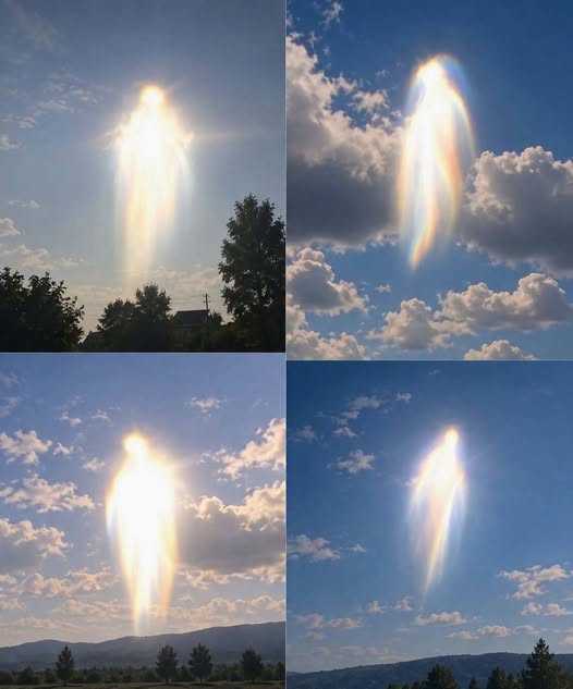 Meanwhile over the island of Ikaria in Greece a dazzling bright light apparition has appeared