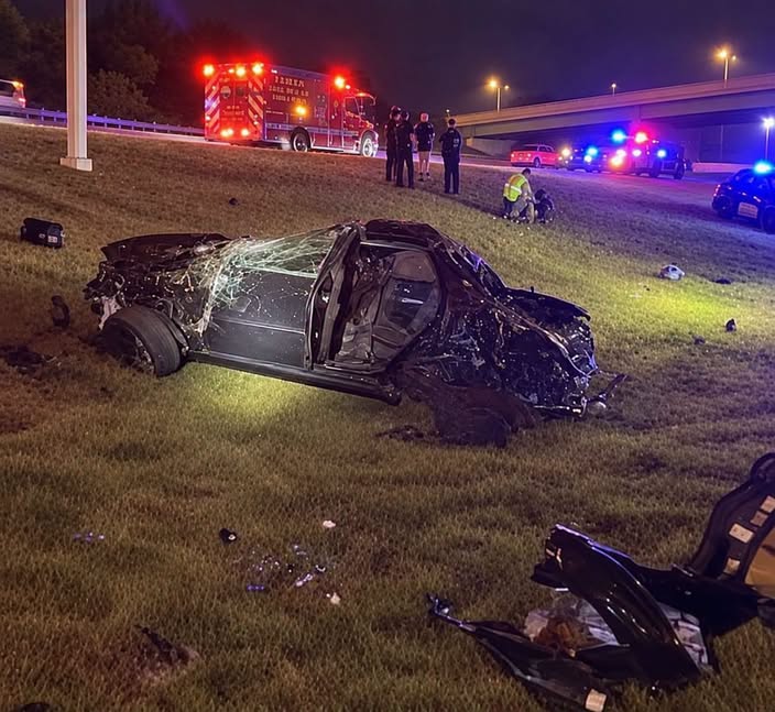 A major accident happened just minutes ago on the Sa