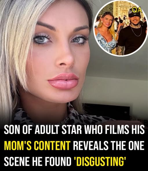 Son of adult star who films his mom’s content reveals the one scene he found ‘disgusting’