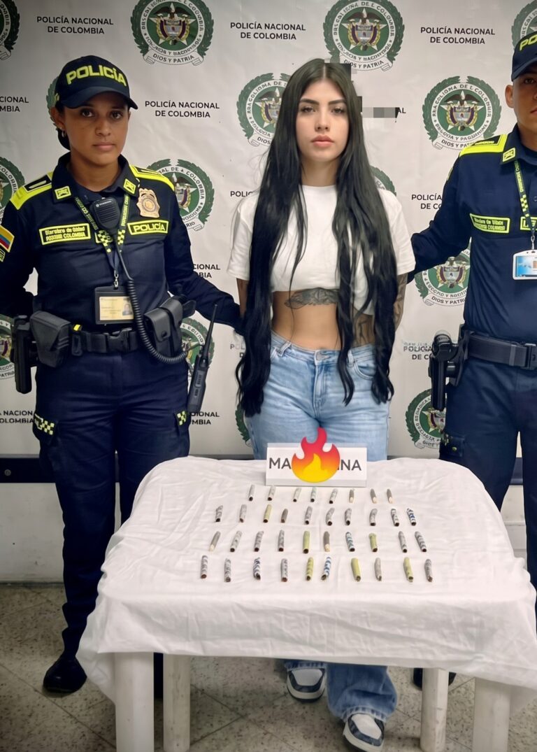 They caught this young woman in