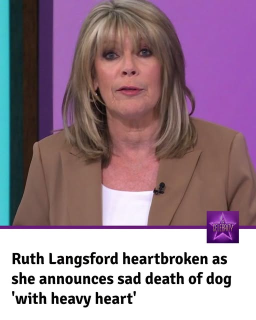 Ruth Langsford heartbroken as she announces sad death of dog ‘with a heavy heart’