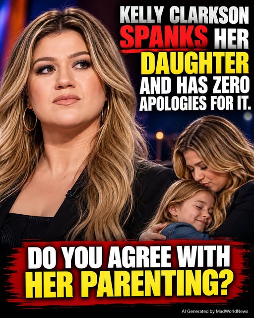 Is Kelly Clarkson RIGHT for refusing to apologize for spanking her dau