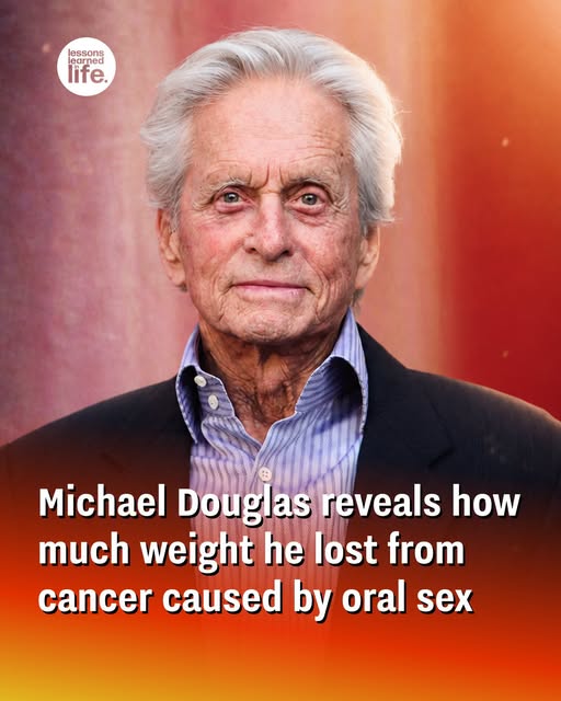 Michael Douglas reveals how much weight he lost from cancer caused by oral sex