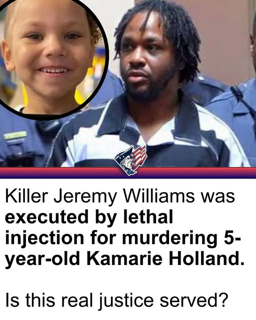 Alabama executed Jeremy Williams on August