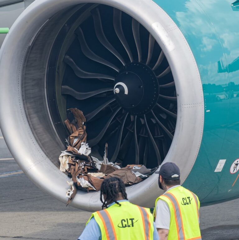 HORROR ON THE TARMAC: Frontier Plane’s Engine Sparks Panic Moments Before Takeoff